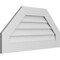 Ekena Millwork Octagonal Top Surface Mount PVC Gable Vent w/ 3-1/2"W x 1"P Standard Frame, 36"W x 18"H GVPOT36X1801SN - alternate 2